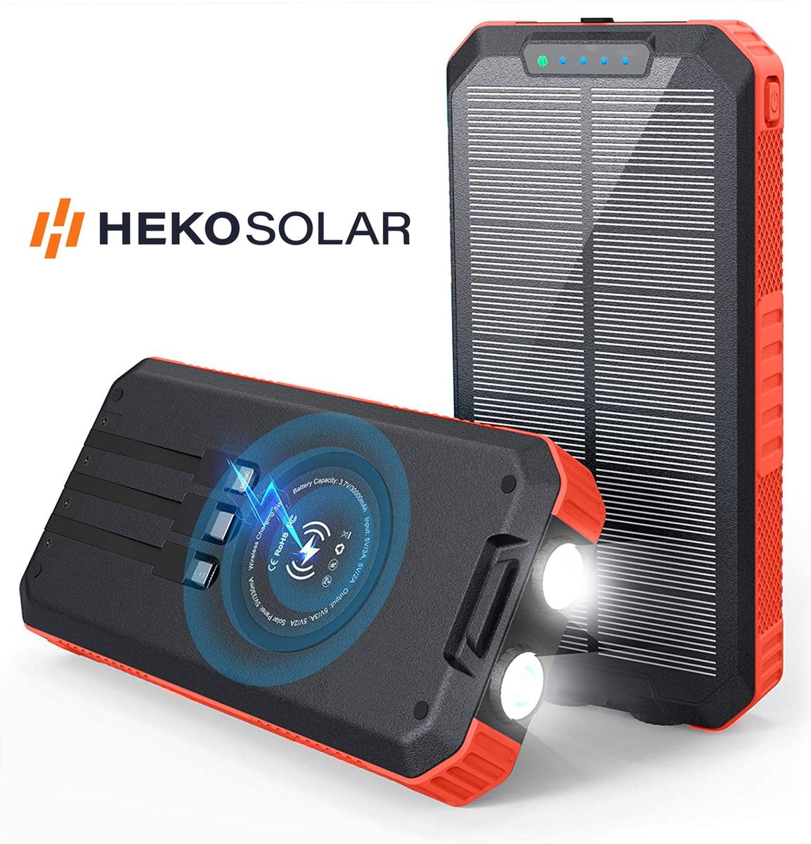HEKO Solar® - Solar Powerbank Spark 30000mAh